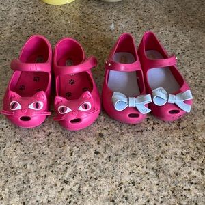 Mini Melissa Shoes Bundle Size 7